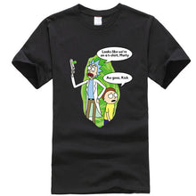 Load image into Gallery viewer, XIN YI Men&#39;s T-shirt high quality 100% cotton crewneck loose rick and morty printed men Tshirt casual knitted mens t-shirt tops
