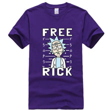 Load image into Gallery viewer, XIN YI Men&#39;s T-shirt high quality 100% cotton crewneck loose rick and morty printed men Tshirt casual knitted mens t-shirt tops
