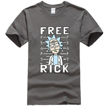 Load image into Gallery viewer, XIN YI Men&#39;s T-shirt high quality 100% cotton crewneck loose rick and morty printed men Tshirt casual knitted mens t-shirt tops
